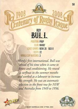 2008 NRL Centenary #50 Roy Bull Back